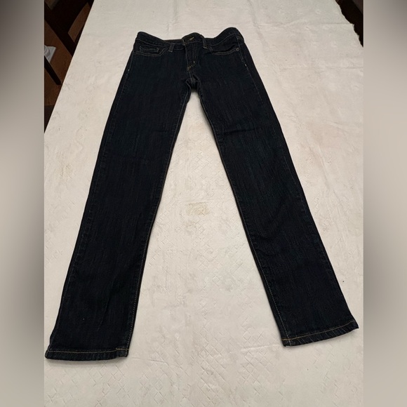 Women’s Joe Fresh Slim Fit Low Rise Indigo Blue Jeans - Picture 12 of 13